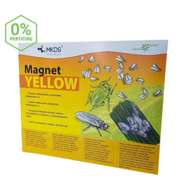 Amarų, baltasparnių, minamusių, skydamarių gaudyklė Magnet Yellow