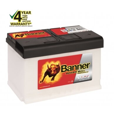 Banner 77Ah 700A 12V Power PRO akumuliatorius 278x175x190mm