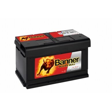 Banner 80Ah 700A 12V Power Bull akumuliatorius 315x175x175x175mm