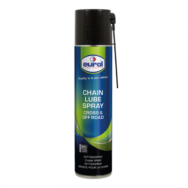 Grandinių tepalas EUROL CHAIN LUBE SPRAY CROSS &amp; OFF ROAD 0,4L