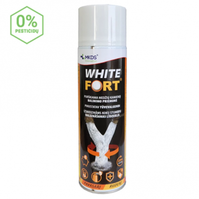 Purškiama priemonė kamienų balinimui White fort 500 ml.